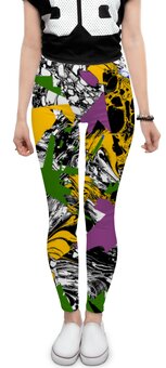 Заказать леггинсы и велосипедки в Москве. Леггинсы Авторский стиль от mimiart  - готовые дизайны и нанесение принтов.