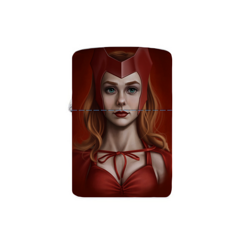 Заказать зажигалки в Москве. Зажигалка Алая Ведьма / Scarlet Witch от Jimmy Flash - готовые дизайны и нанесение принтов.