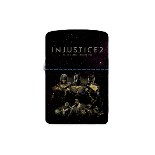 Заказать зажигалки в Москве. Зажигалка INJUSTICE от robus - готовые дизайны и нанесение принтов.