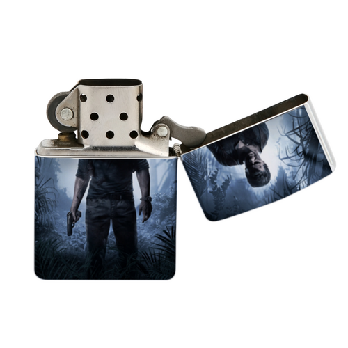 Заказать зажигалки в Москве. Зажигалка Uncharted от GeekFox  - готовые дизайны и нанесение принтов.