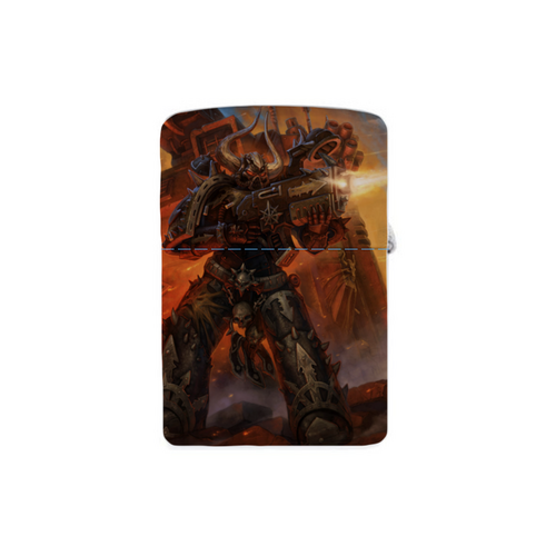 Заказать зажигалки в Москве. Зажигалка Хаос (Warhammer 40 000) от GeekFox  - готовые дизайны и нанесение принтов.