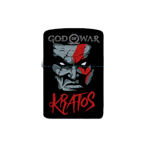 Заказать зажигалки в Москве. Зажигалка GOD OF WAR от robus - готовые дизайны и нанесение принтов.