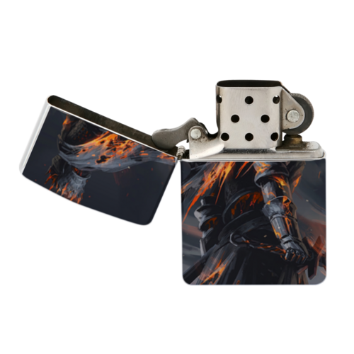 Заказать зажигалки в Москве. Зажигалка Dark souls от GeekFox  - готовые дизайны и нанесение принтов.