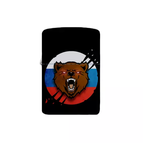 Заказать зажигалки в Москве. Зажигалка Русский медведь от Arrow92 - готовые дизайны и нанесение принтов.