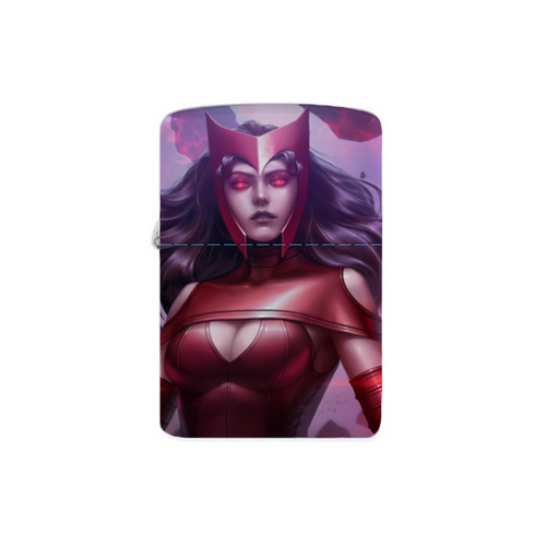 Заказать зажигалки в Москве. Зажигалка Алая Ведьма / Scarlet Witch от Jimmy Flash - готовые дизайны и нанесение принтов.