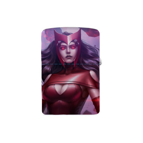 Заказать зажигалки в Москве. Зажигалка Алая Ведьма / Scarlet Witch от Jimmy Flash - готовые дизайны и нанесение принтов.
