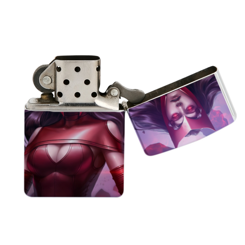 Заказать зажигалки в Москве. Зажигалка Алая Ведьма / Scarlet Witch от Jimmy Flash - готовые дизайны и нанесение принтов.