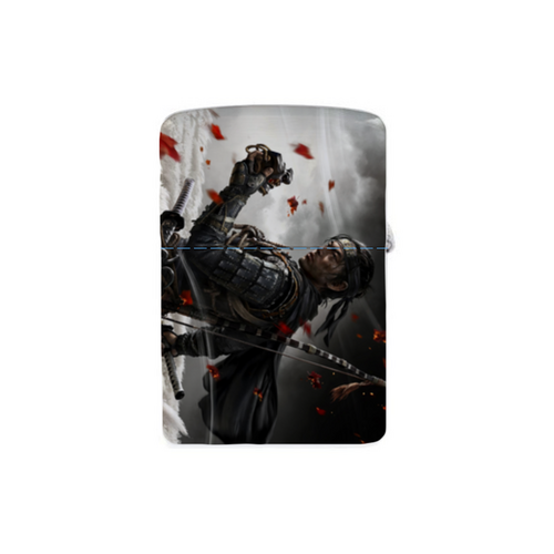 Заказать зажигалки в Москве. Зажигалка Ghost of Tsushima от GeekFox  - готовые дизайны и нанесение принтов.