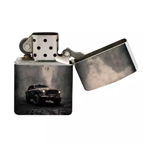 Заказать зажигалки в Москве. Зажигалка Steampunk car от Дана Столыпина - готовые дизайны и нанесение принтов.
