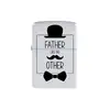 Заказать зажигалки в Москве. Зажигалка Father папа черный от tigerda  - готовые дизайны и нанесение принтов.