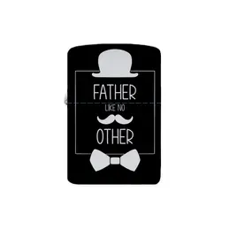 Заказать зажигалки в Москве. Зажигалка Father папа белый от tigerda  - готовые дизайны и нанесение принтов.