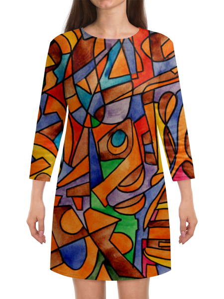 Заказать платье в Москве. Платье с рукавами W2W2`V61 от Vadim Koval - готовые дизайны и нанесение принтов.