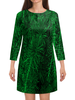 Заказать платье в Москве. Платье с рукавами Зеленая ель от THE_NISE  - готовые дизайны и нанесение принтов.