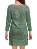 Заказать платье в Москве. Платье с рукавами Розы под деревьями (Густав Климт) от trend - готовые дизайны и нанесение принтов.