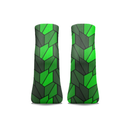 Заказать носки в Москве. Носки длинные Rumpled Green от Soluvel  - готовые дизайны и нанесение принтов.