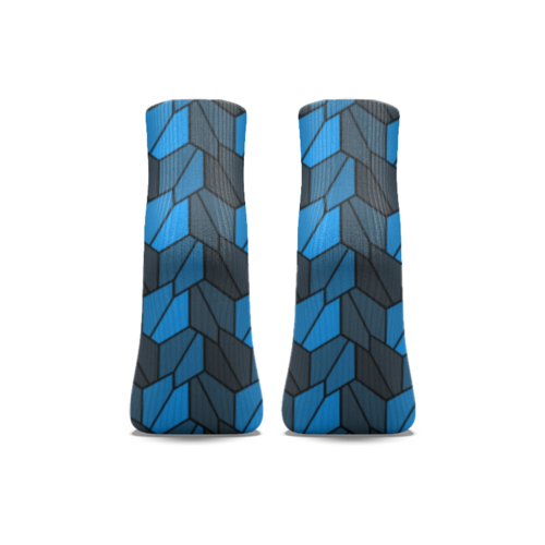 Заказать носки в Москве. Носки длинные Rumpled Aqua от Soluvel  - готовые дизайны и нанесение принтов.