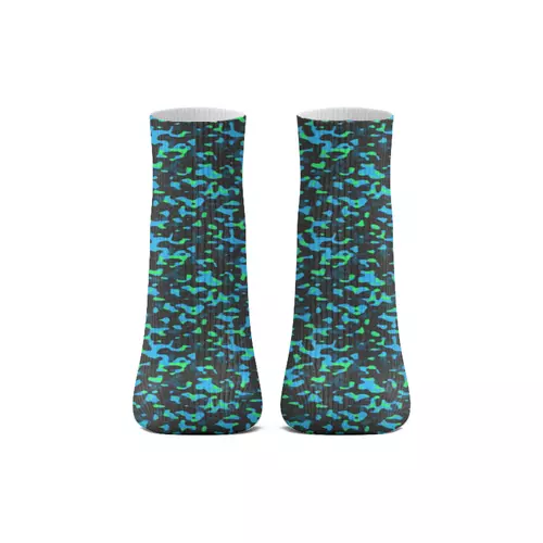 Заказать носки в Москве. Носки длинные Камуфляж от oneredfoxstore@gmail.com - готовые дизайны и нанесение принтов.
