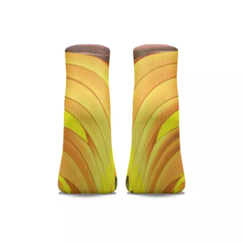 Заказать носки в Москве. Носки длинные Лимонные вихри от Alexey Evsyunin - готовые дизайны и нанесение принтов.