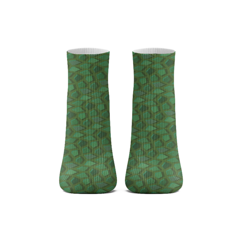 Заказать носки в Москве. Носки длинные Малахит от Soluvel  - готовые дизайны и нанесение принтов.