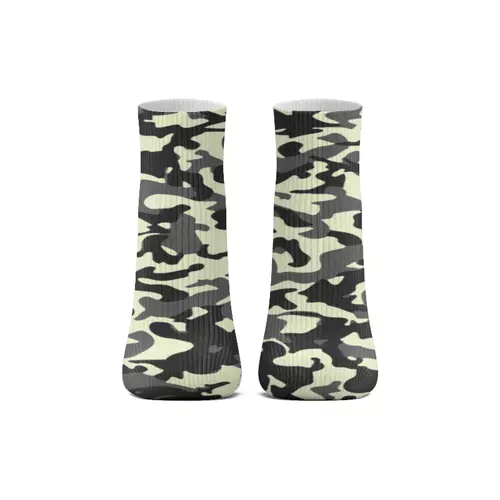 Заказать носки в Москве. Носки длинные Камуфляж от oneredfoxstore@gmail.com - готовые дизайны и нанесение принтов.