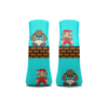 Заказать носки в Москве. Носки длинные Марио гейм. от Eva De Peron.  - готовые дизайны и нанесение принтов.