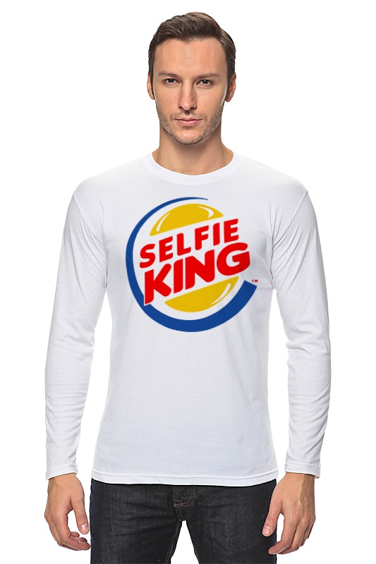 printio лонгслив король селфи Printio Лонгслив Король селфи (selfie king)