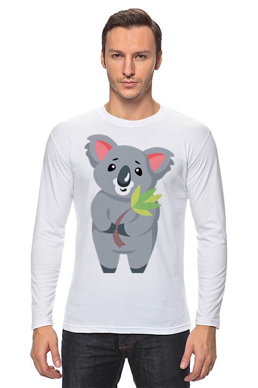 Printio Лонгслив Милая коала printio футболка классическая милая коала