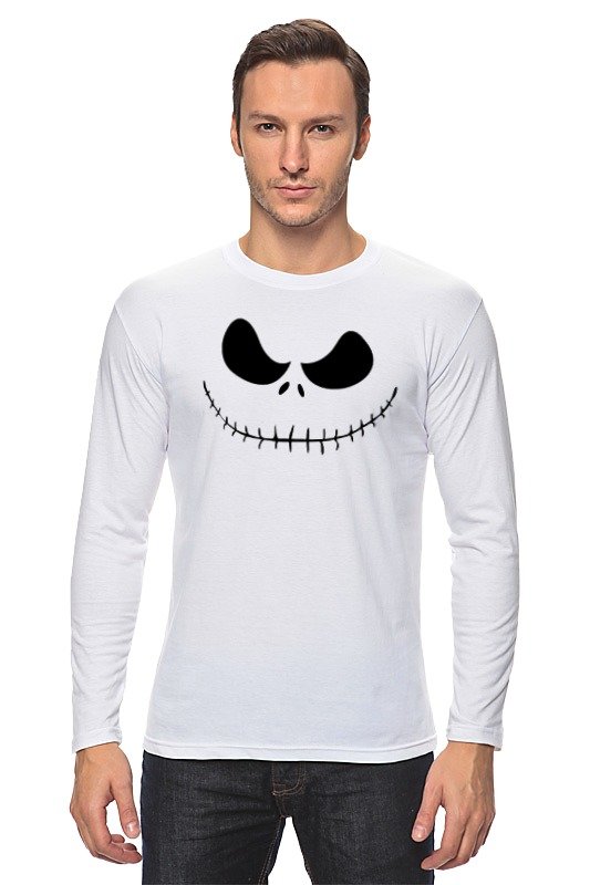 Printio Лонгслив Smiling skull