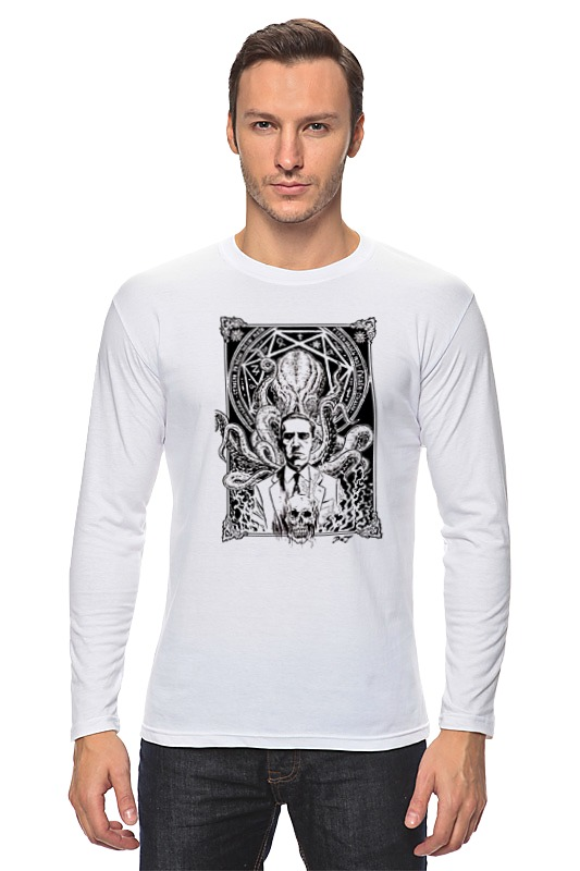 Printio Лонгслив Howard lovecraft t-shirt printio футболка wearcraft premium howard lovecraft t shirt