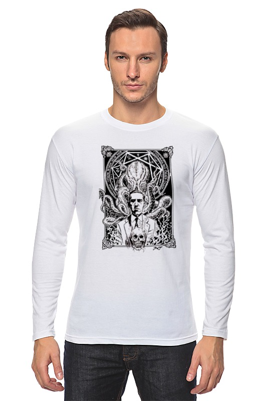 Printio Лонгслив Howard lovecraft t-shirt printio детская футболка классическая унисекс howard lovecraft t shirt