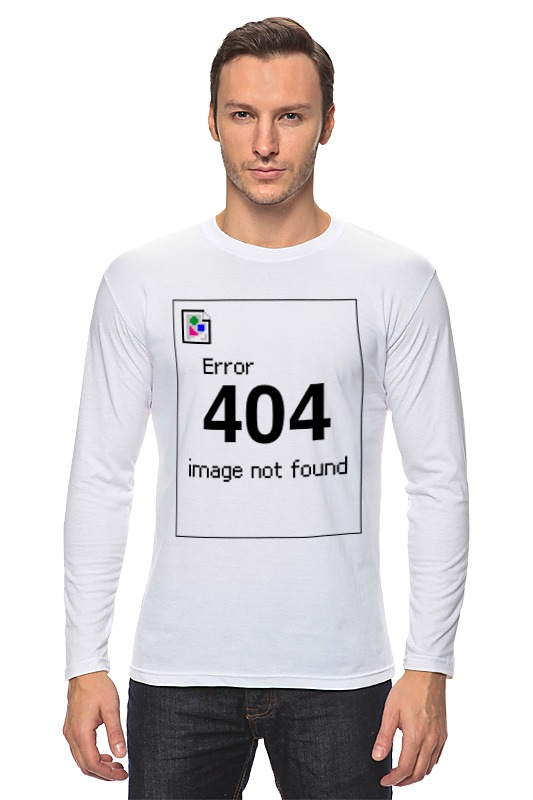 Printio Лонгслив Error 404 кроп топ 404 not found размер xs белый