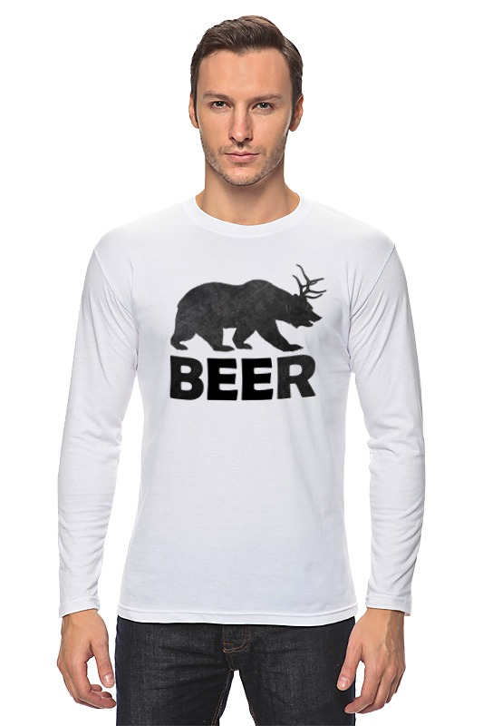 Printio Лонгслив Beer (bear) printio лонгслив bear beer медведь