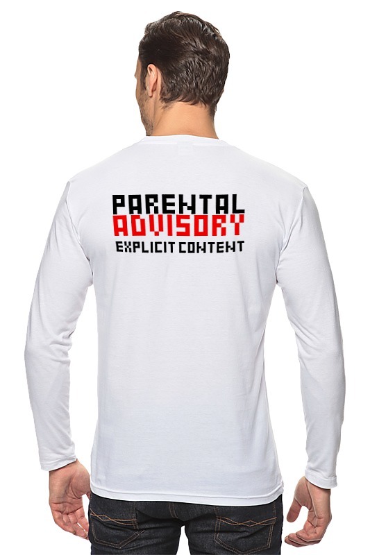 Printio Лонгслив Parental advisory explicit printio футболка wearcraft premium parental advisory explicit