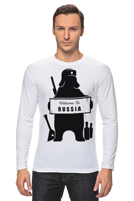 Printio Лонгслив Welcome to russia панама ripndip welcome to heck reversible