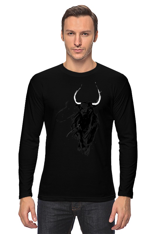 Printio Лонгслив Боевой бык printio футболка классическая боевой бык
