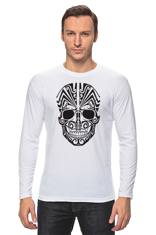 Printio Лонгслив Череп №2