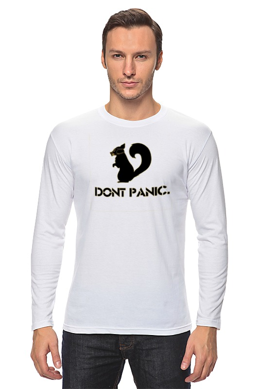 Printio Лонгслив Dont panic printio футболка оверсайз panic panic