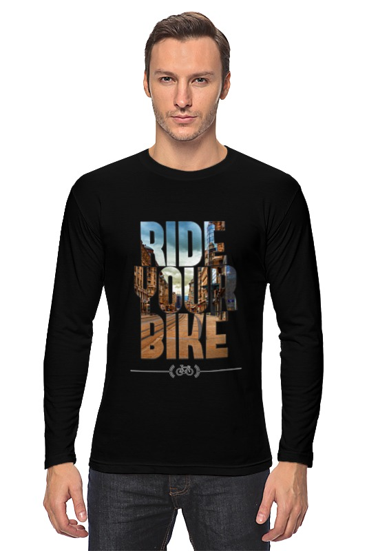 Printio Лонгслив Ride your bike (город)