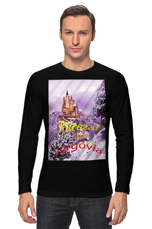 Printio Лонгслив Испанский замок сеговия printio футболка wearcraft premium испанский замок сеговия