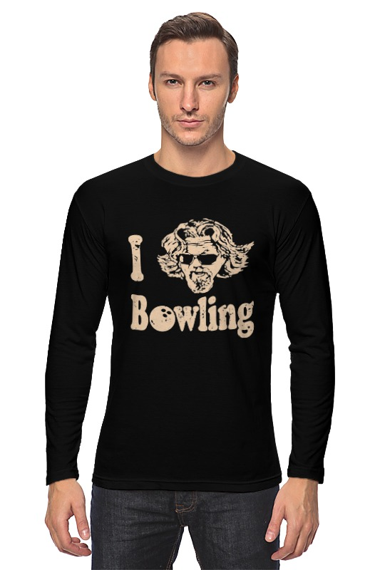 Printio Лонгслив Love bowling printio спортивная футболка 3d i love bowling
