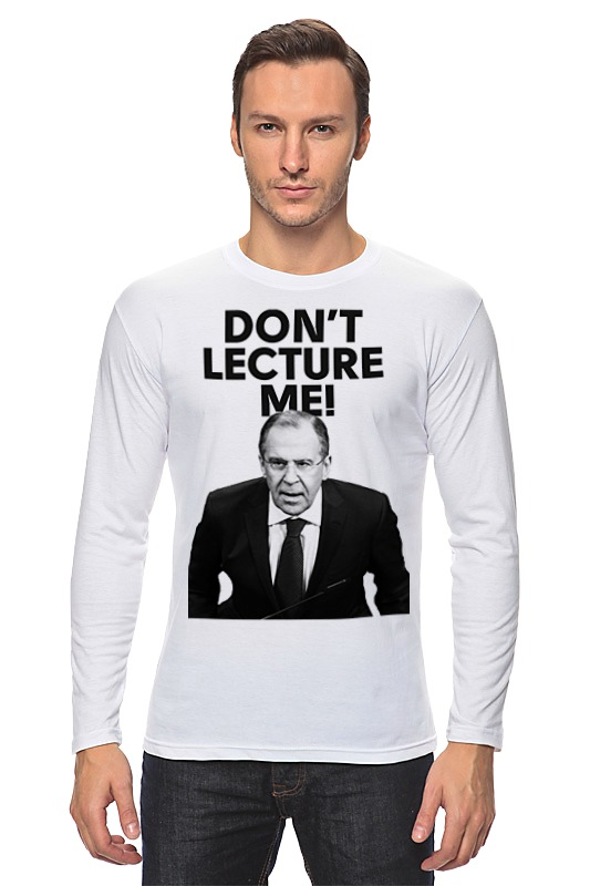 Printio Лонгслив Don't lecture me! lavrov