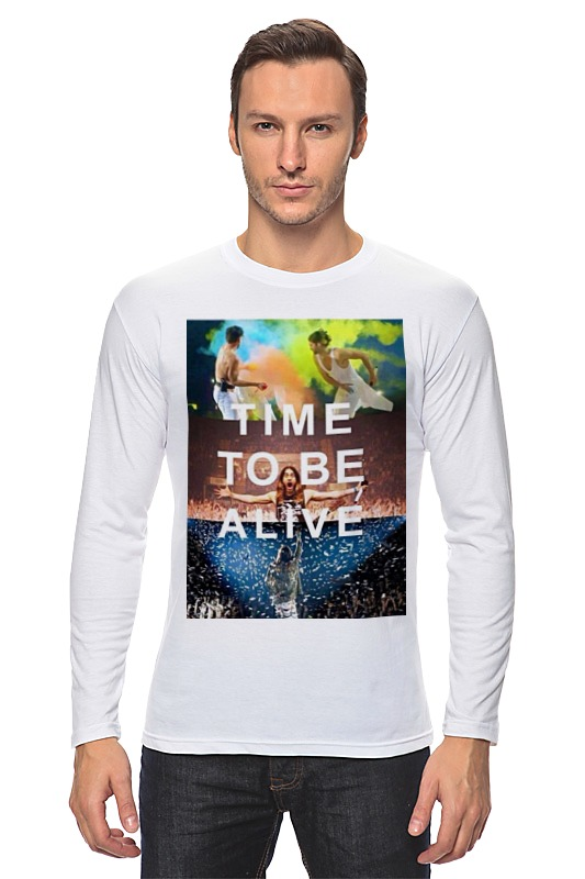 Printio Лонгслив Time to be alive printio футболка wearcraft premium time to be alive