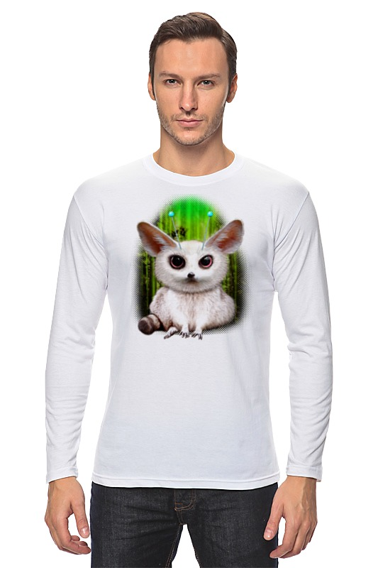 Printio Лонгслив Фенек (лиса) мужская футболка лиса фенек s зеленый