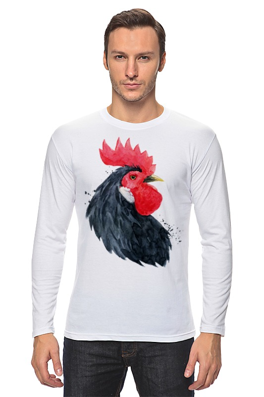 Printio Лонгслив Mr. black rooster