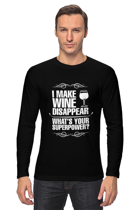 Printio Лонгслив Wine lover's musthave