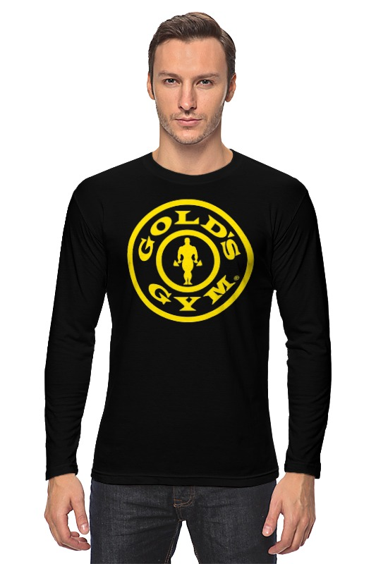 Printio Лонгслив Gold's gym / бодибилдинг