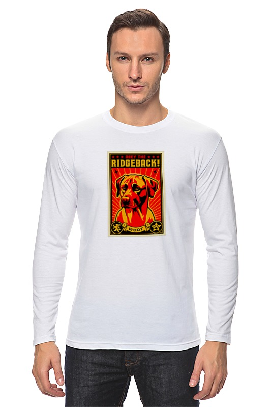 Printio Лонгслив Собака: ridgeback printio футболка классическая собака ridgeback