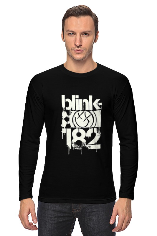 Printio Лонгслив Blink-182 smile sivera майка сноуи в муж 50 182 чёрный