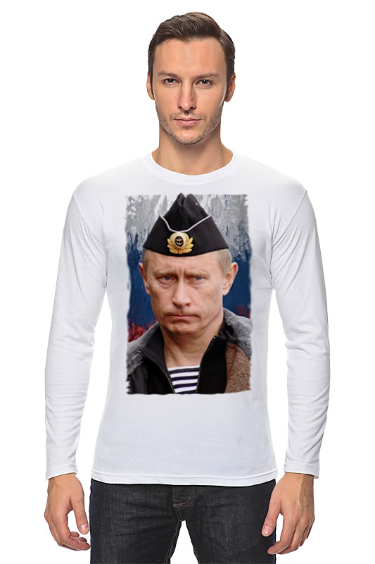цена Printio Лонгслив Putin