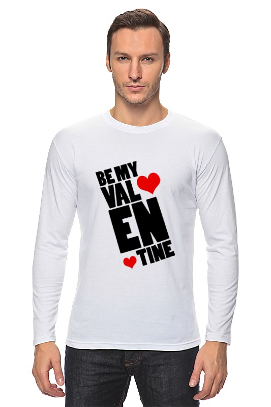 Printio Лонгслив Be my valentine мужская футболка be my valentine l белый